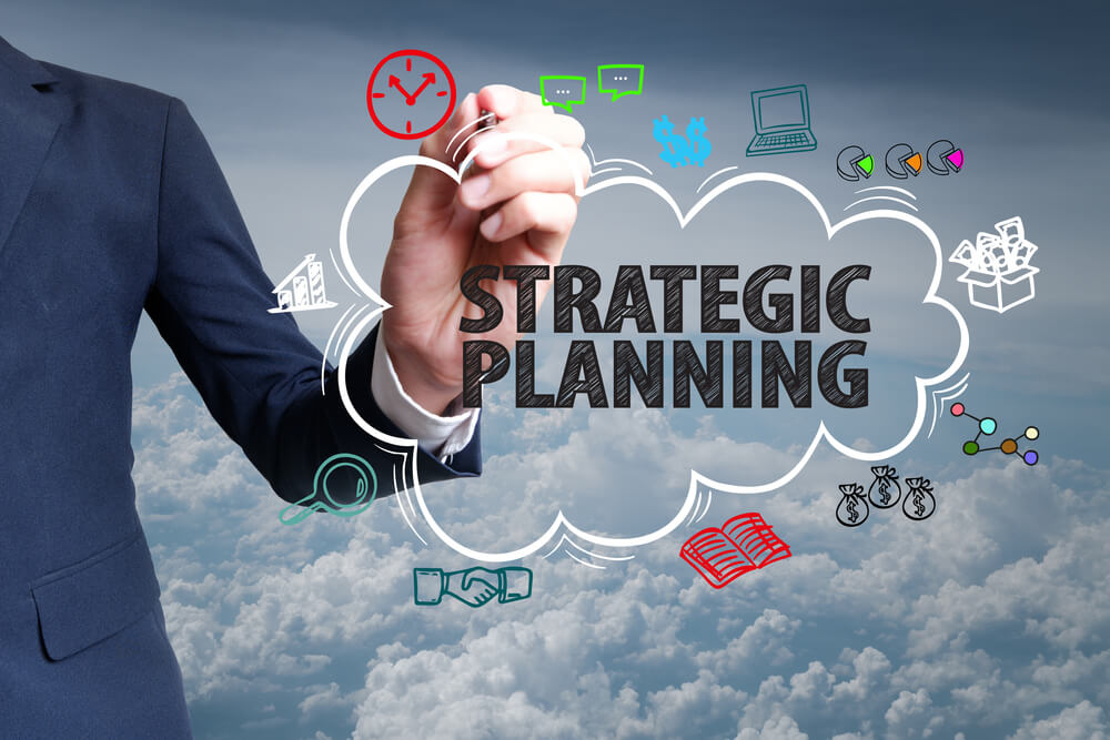 Strategic Planning Cloud Drawing