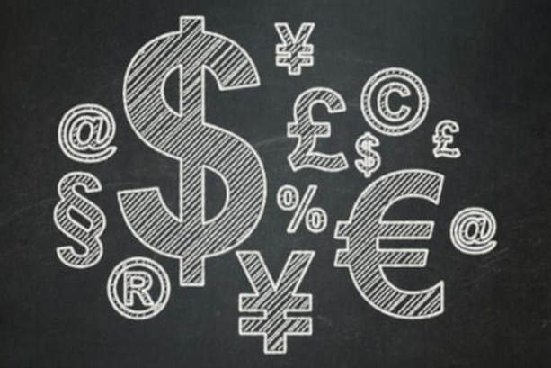 Venture Capital Financial Symbols Blackboard